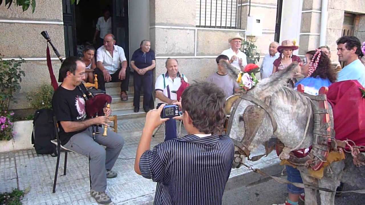 Paco de Escornabois na festa da malla 7 de Agosto de 2010