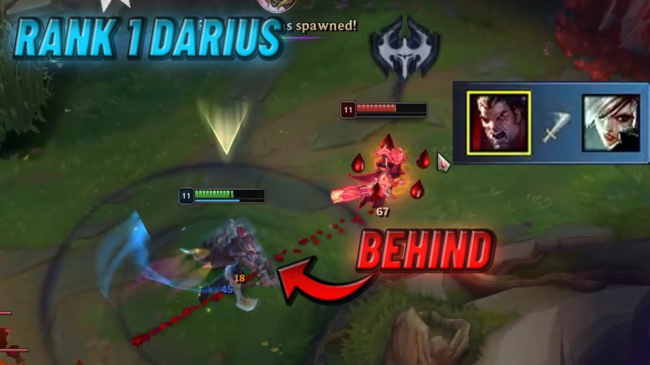 This is how you win from behind vs Riven Rank 1 Darius