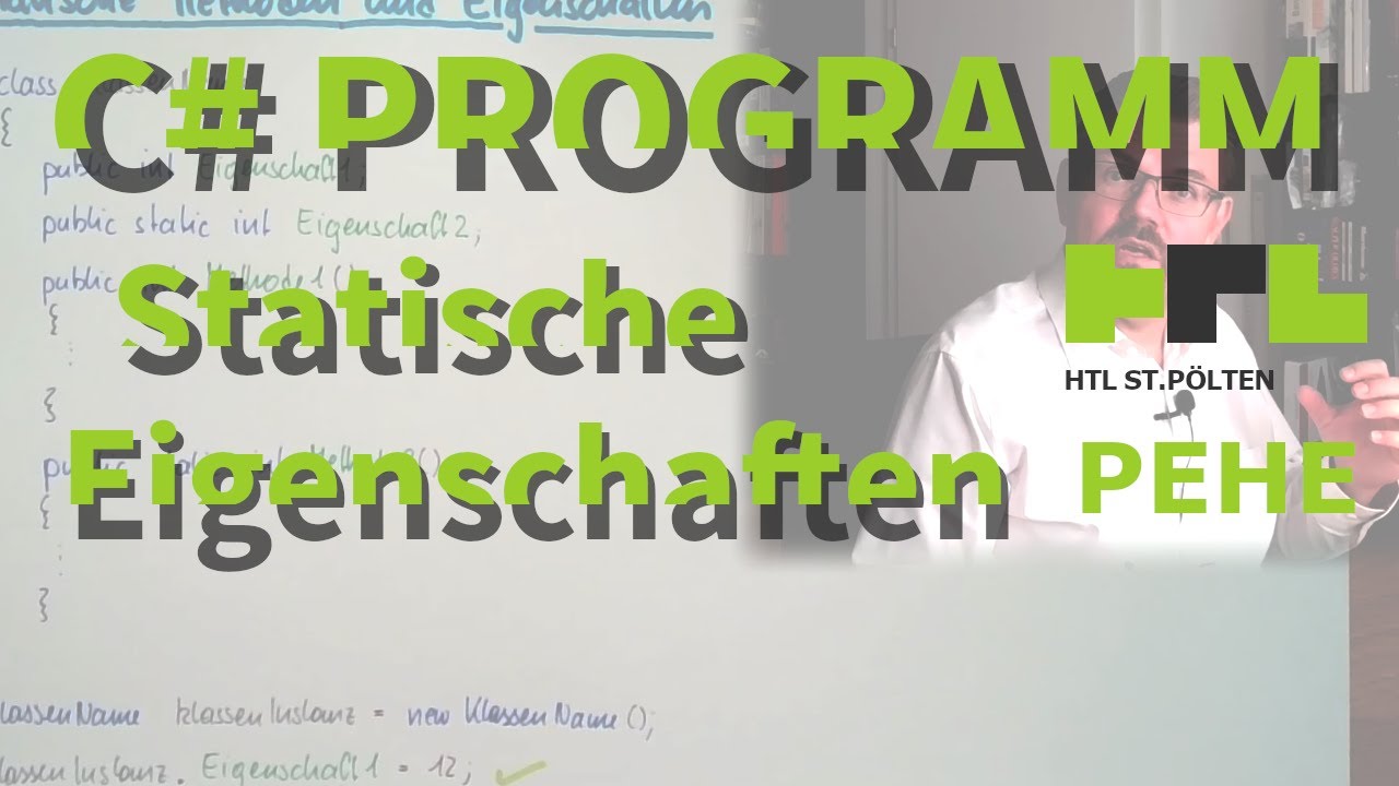 CS 61: Statische Methoden und Eigenschaften