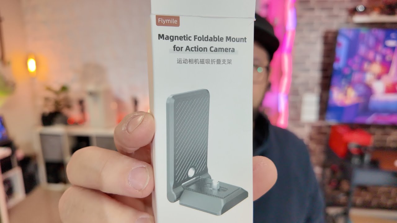 Magnetic Mount for Insta360 X5 X4, L Bracket Magnet Holder Stand Base with 1/4