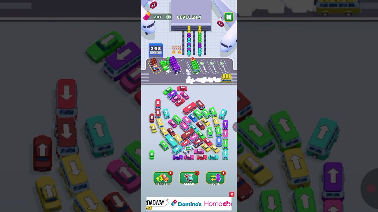 214-215 Level Bus Escape Traffic jam game 2025