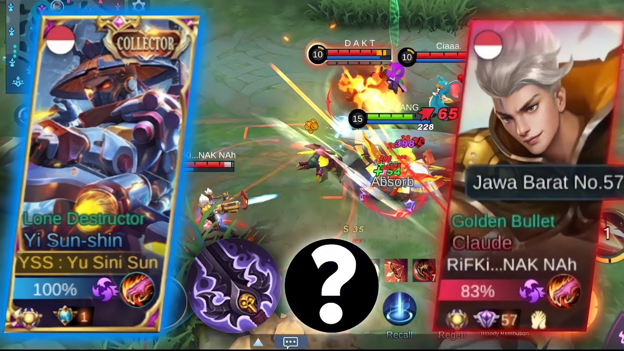 YSS DLYNNN LAWAN TOP JAWA BARAT CLAUDE JUNGLER! LANGSUNG PAKE MODE SERIUS - Mobile Legends