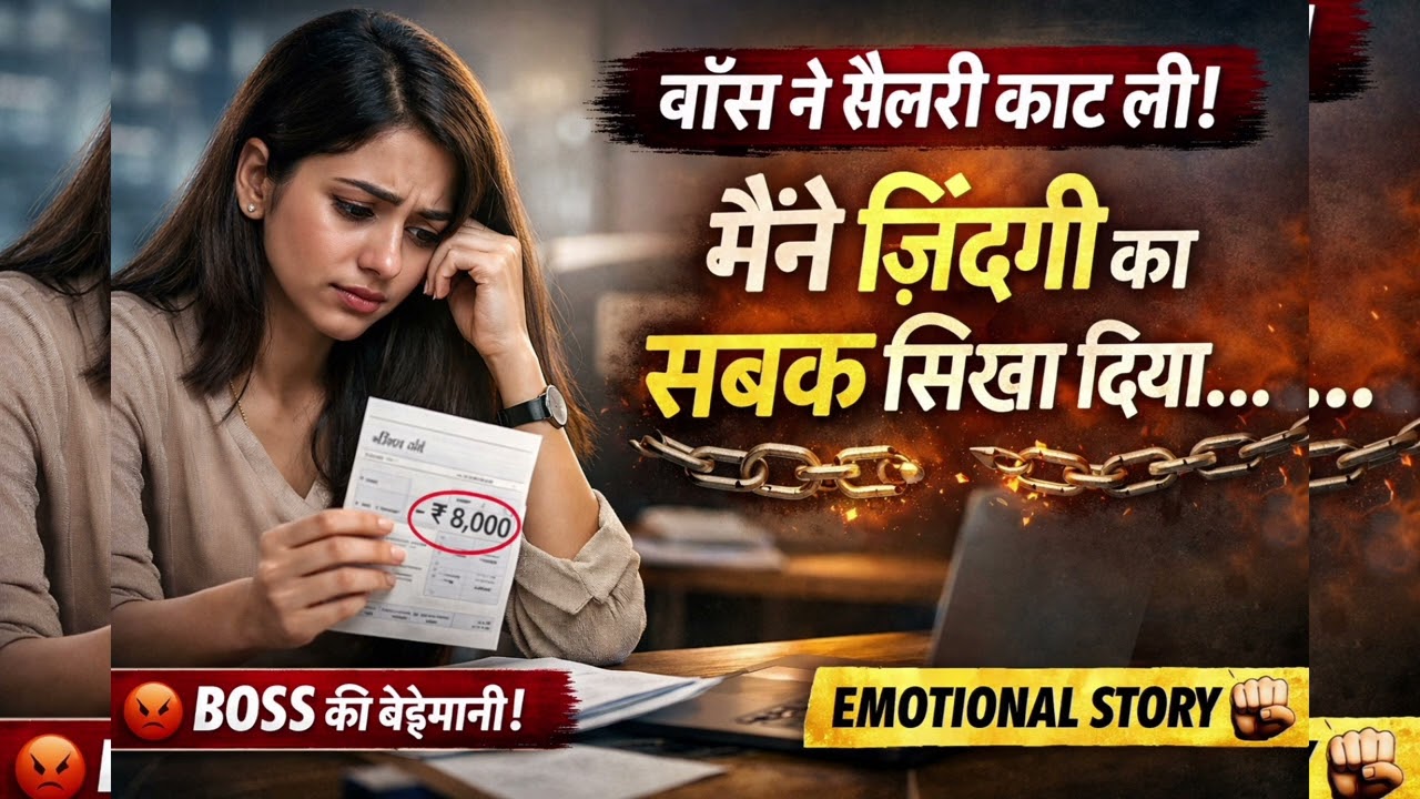 Boss ne salary kaat li, maine zindagi ma sabak sikha diya