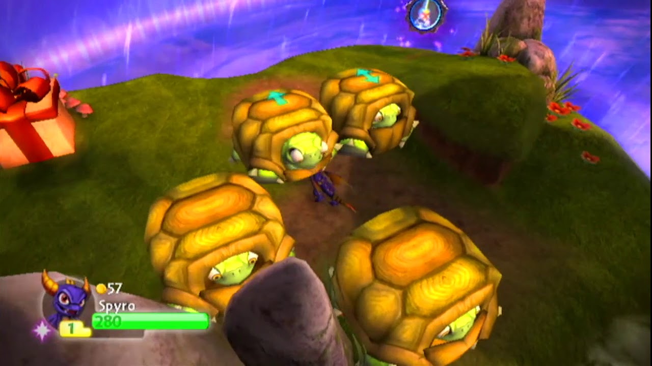 Skylanders Spyro's Adventure Gameplay (Nintendo Wii)