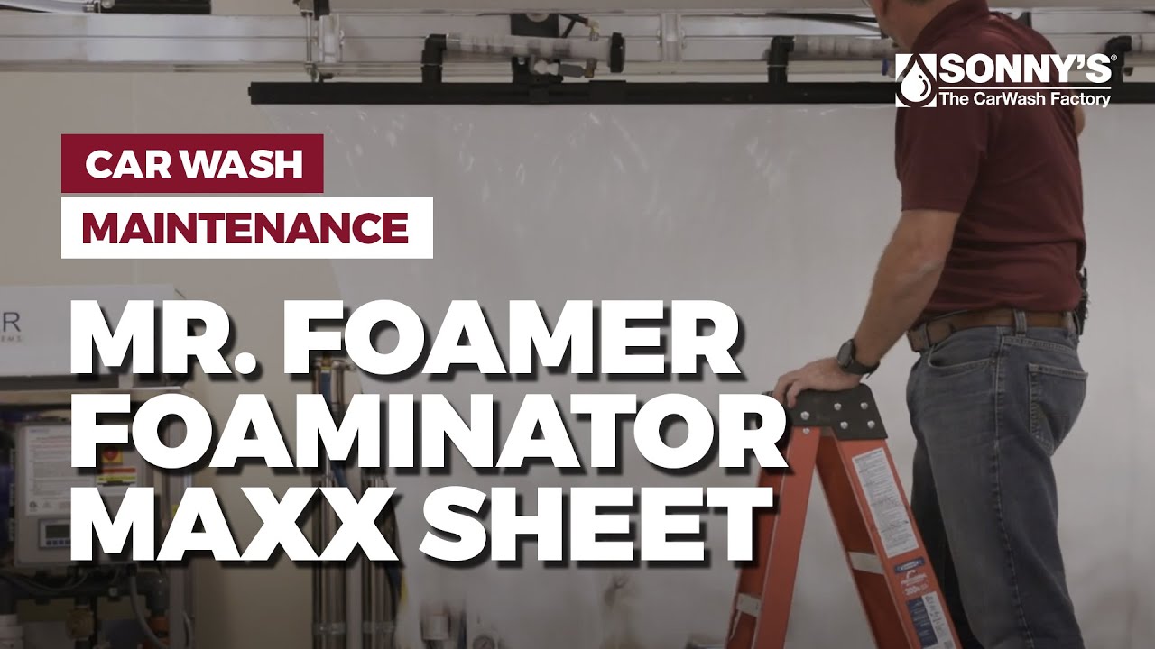 Mr. Foamer Foaminator MAXX Sheet | Car Wash Maintenance