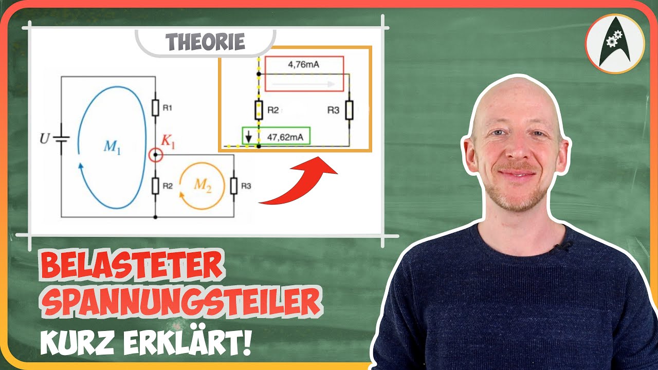 Kurz erklärt: Belasteter Spannungsteiler | Lerne Elektronik