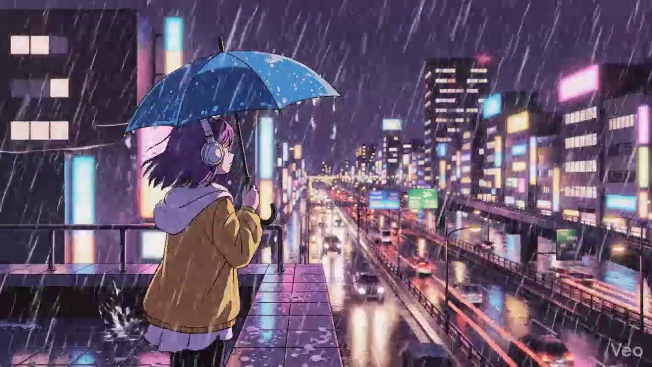 Tokyo Rain Night Session 🌧️ Calm Lofi Beats for Focus | Live Stream by The Japanese Town