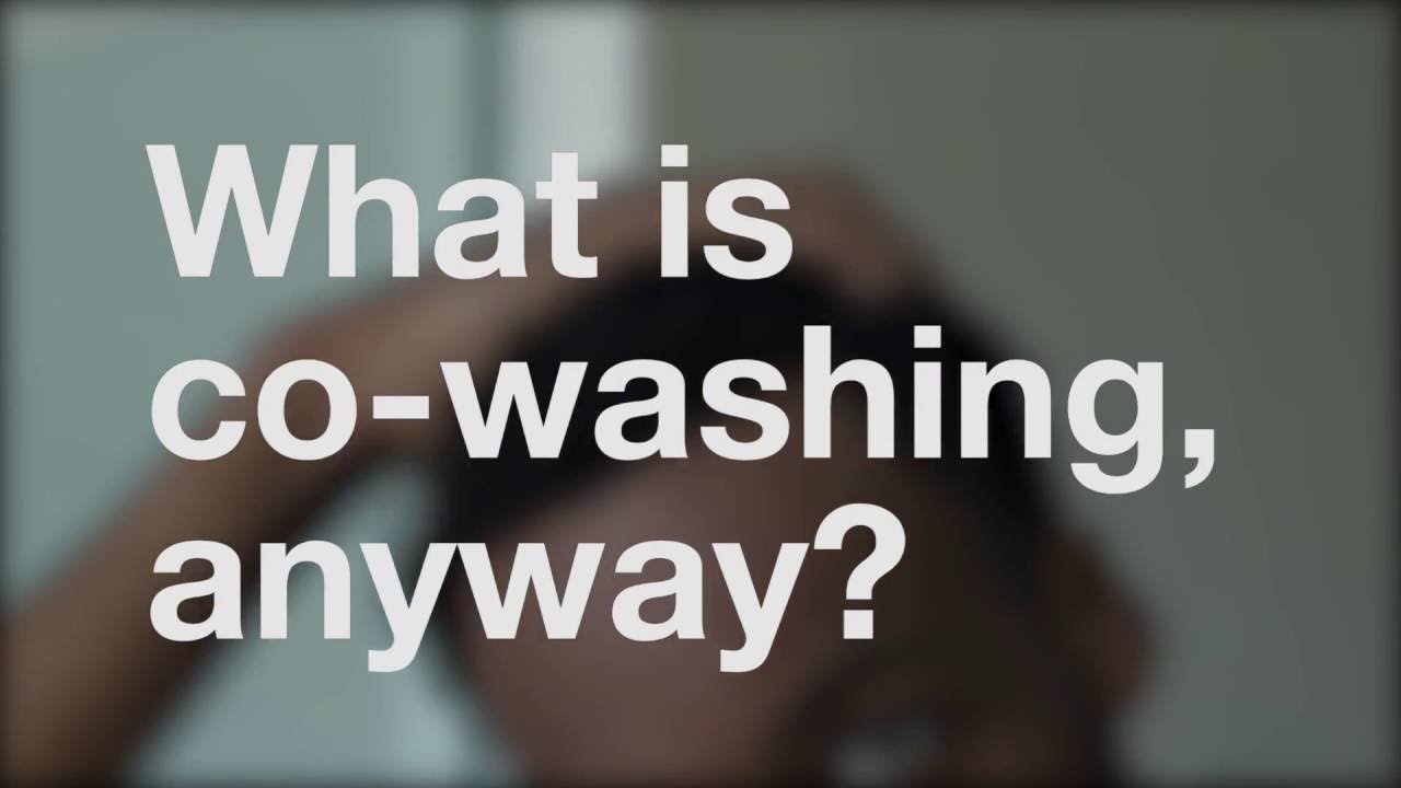 What is co-washing anyway?