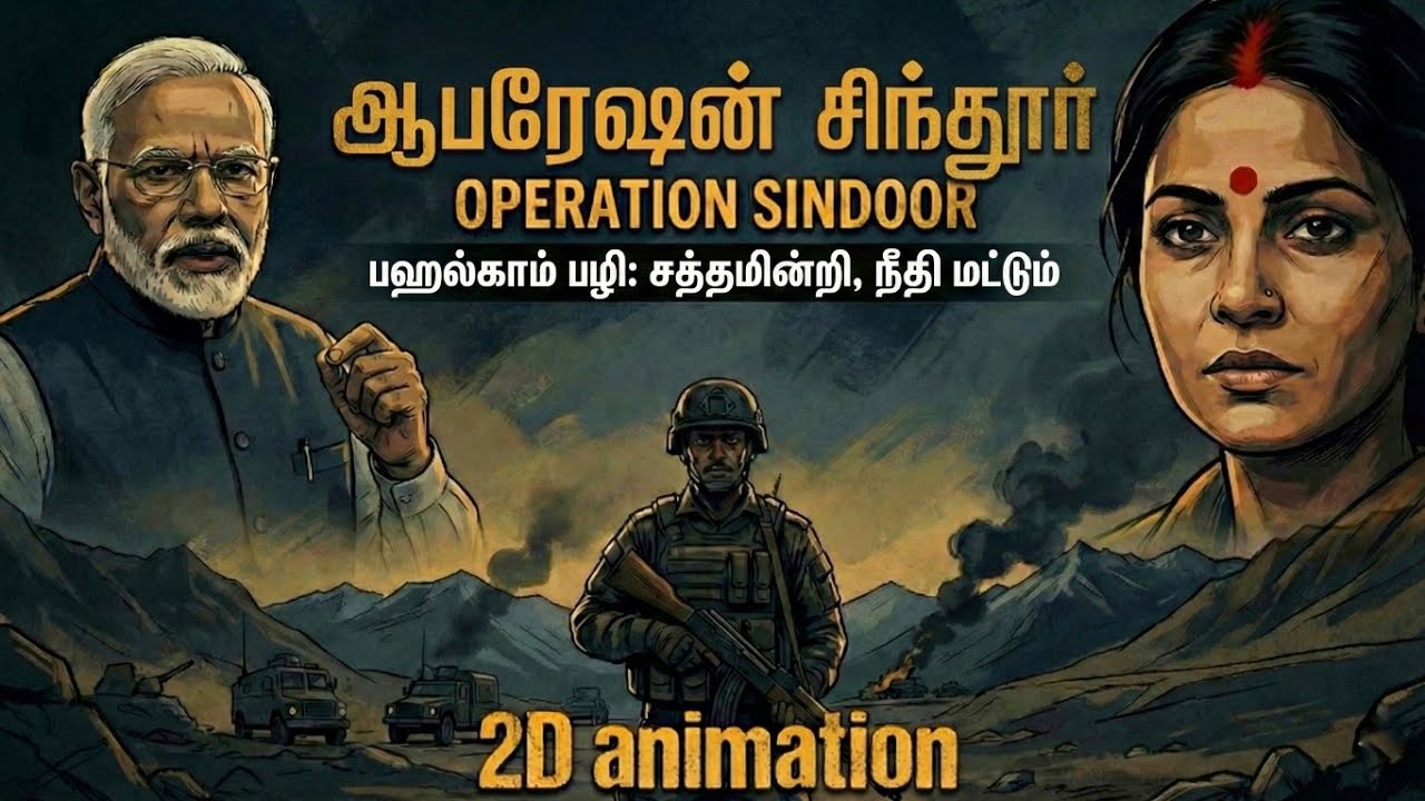 How Operation Sindoor was planned | 2D Animation | Tamil