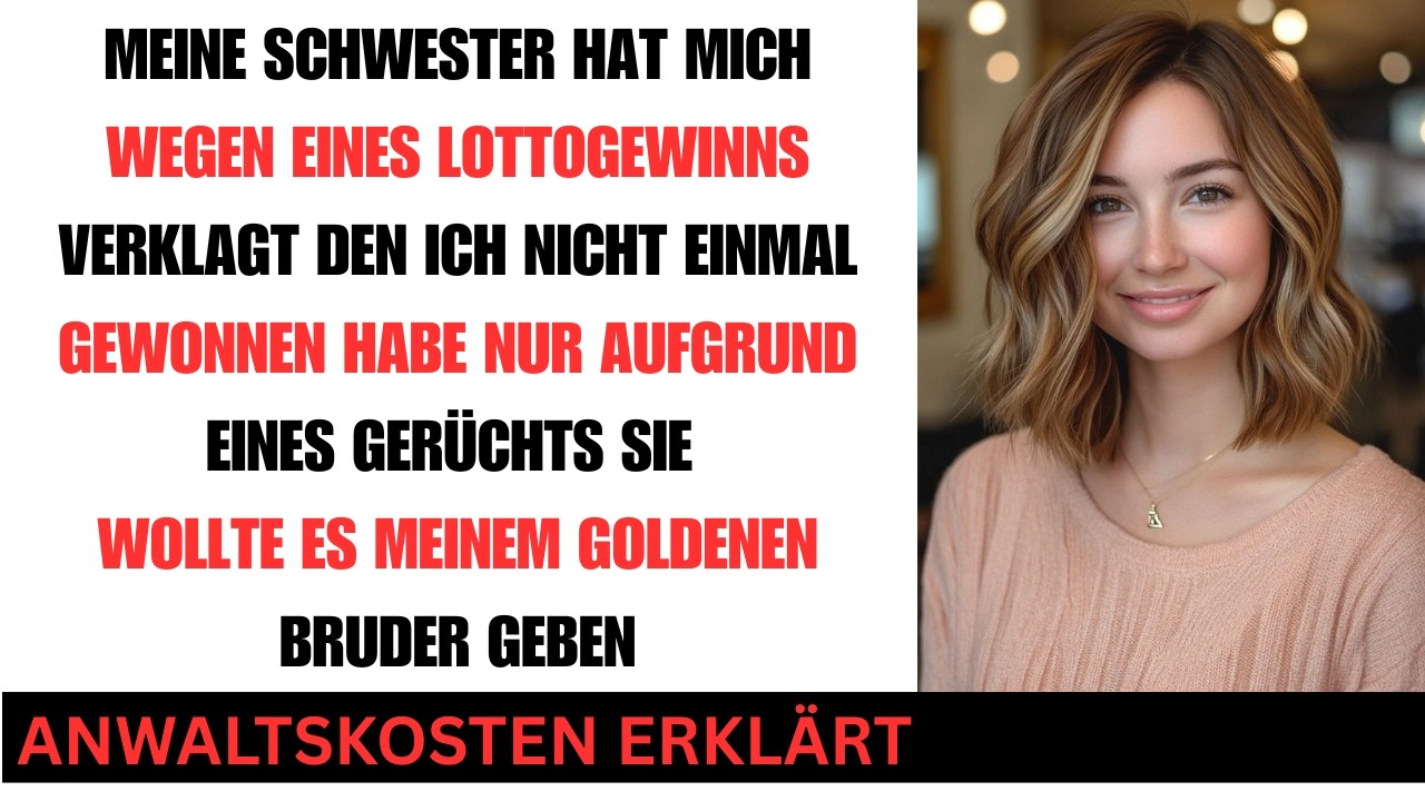 Meine Schwester verklagte mich wegen angeblicher Lottogewinne nur ein Gerücht