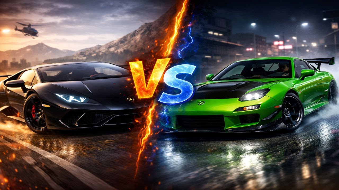 lambo vs rx7 Need for Speed Payback  | High Graphics | Full Race Gameplay #gaming #nfs