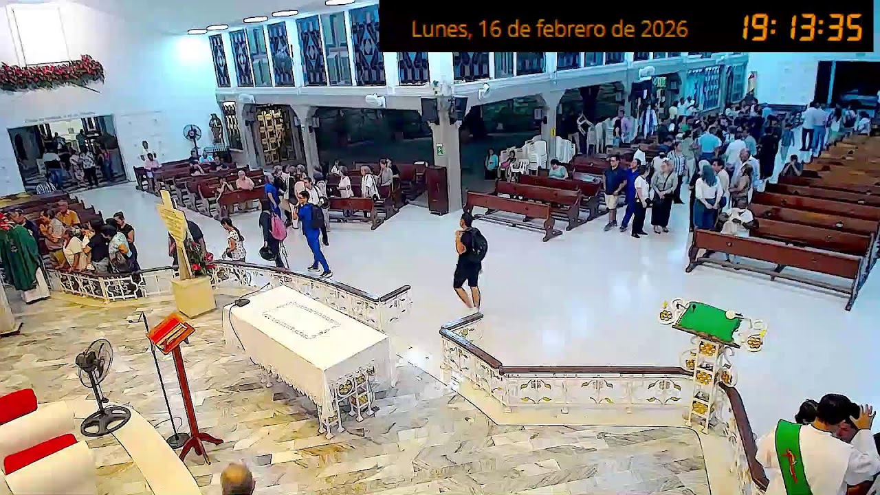 EUCARISTÍA LUNES 16    DE FEBRERO  DE 2026    PM