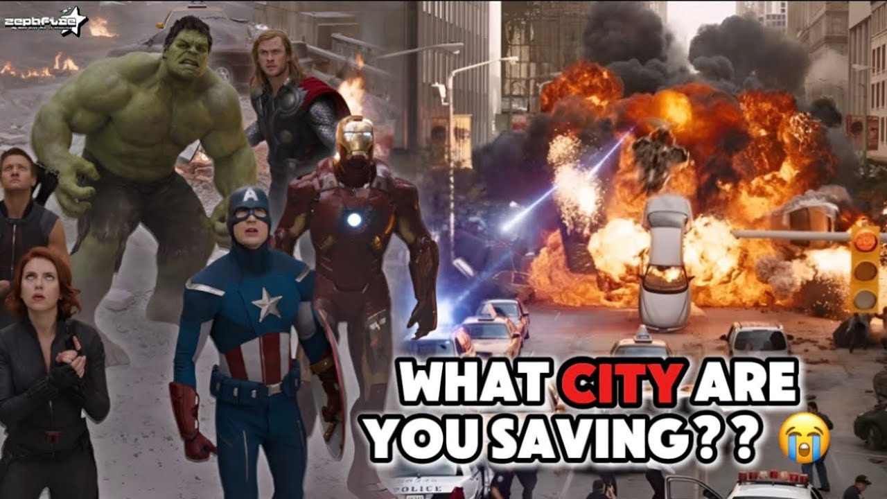 When THE AVENGERS fought LOKI in the middle of NEW YORK