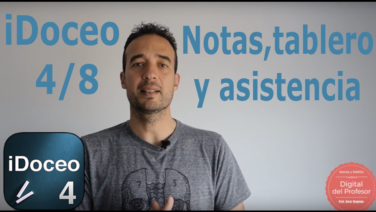 IDOCEO. Sesión 4/8. Notas, Tablero y Control de Asistencia