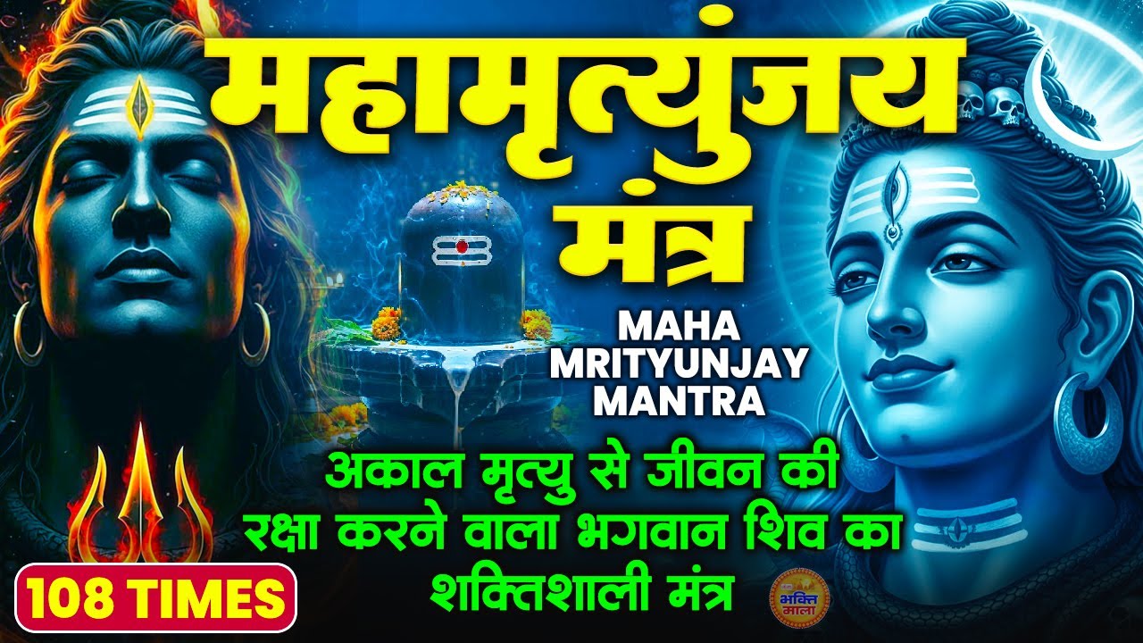 Mahamrityunjay Mantra 108 TIMES - ये शक्तिशाली महामृत्युंजय मंत्र सुनने से आपकी मनोकामना पूरी होगी