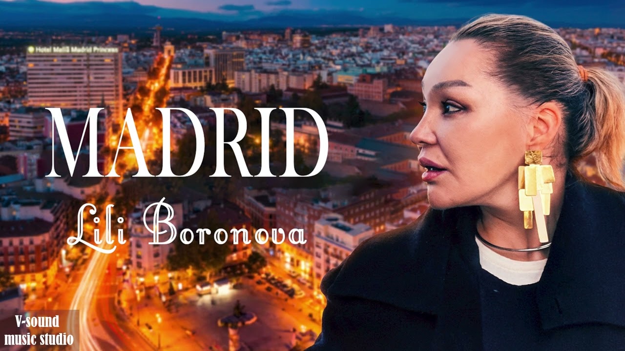 Madrid-Lili Boronova. V sound music studio
