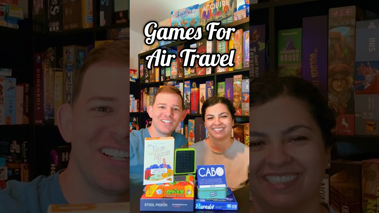Games For Air Travel #boardgames #cardgame #familyfriendly #familygames #travel #airplane
