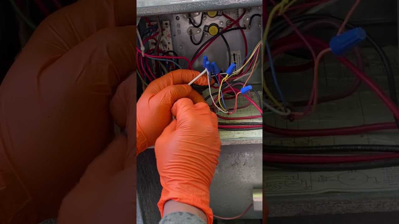 Low voltage wiring for heat pump, Air handler wiring, outdoor wiring, and thermostat wiring for HP