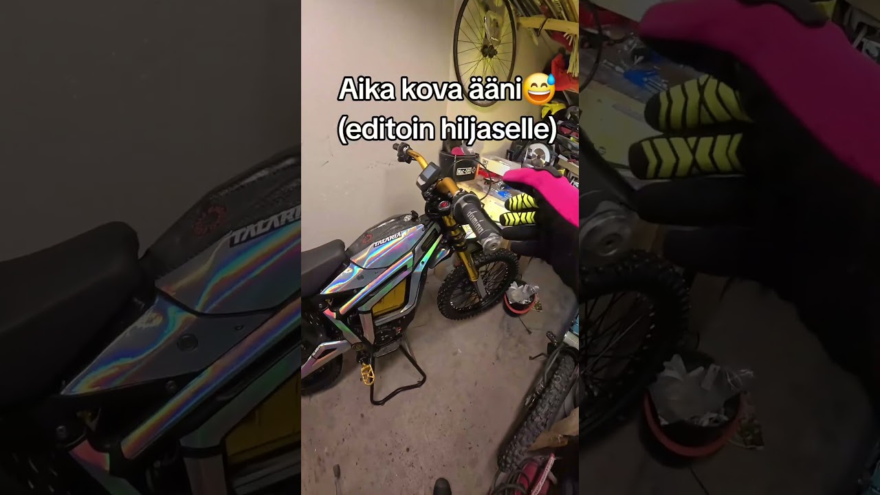 Onko t&auml;&auml; nyt Jonneille sopiva🤔     #mopo #s&auml;hk&ouml;mopo #crossi #s&auml;hk&ouml;crossi #jonne #mopojonne #yk&auml;