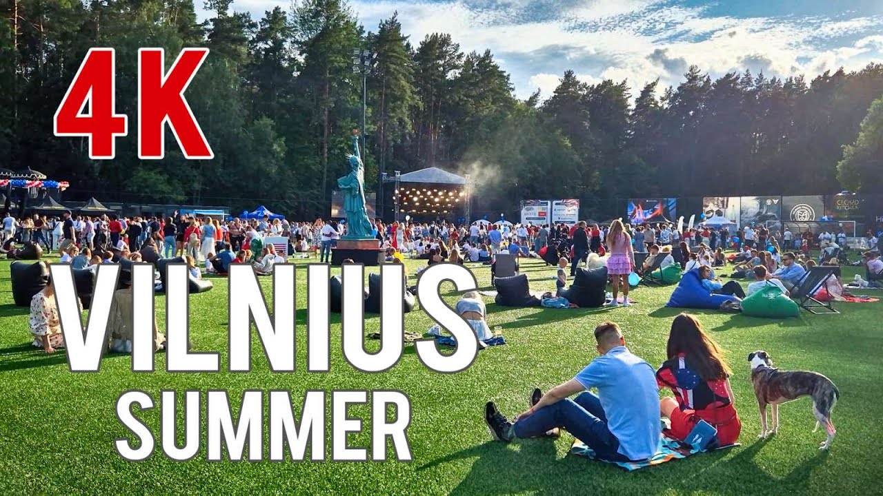 4K / Вильнюс лето 2025 / Дайджест / события, праздники, образ жизни #vilnius
