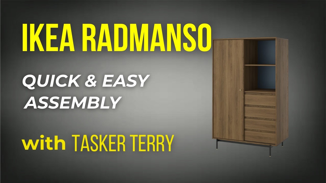 IKEA RADMANSO Wardrobe Assembly