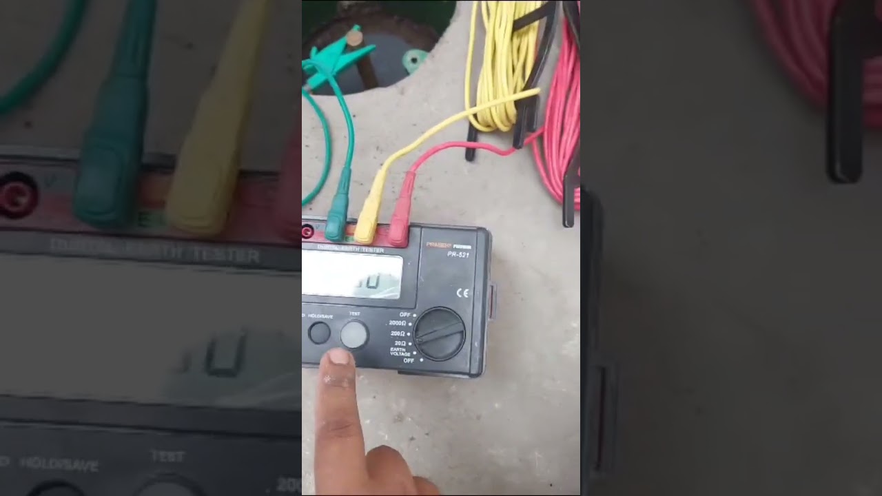 Medici&oacute;n de RESISTENCIA de pozo a TIERRA. #mediciones #electricidad