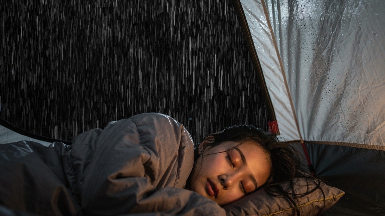 Heavy Rain Outside Tent || Deep Sleep Camping Rain Sounds All Night