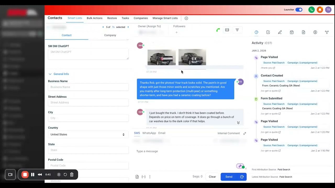 $200k+ in 6 months Using AI for a Car Wrap & PPF Shop