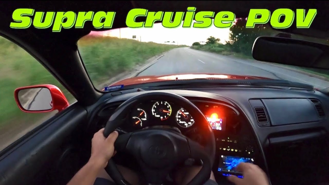 Выезжаю на круиз на Supra. Точка зрения MK4 Supra.