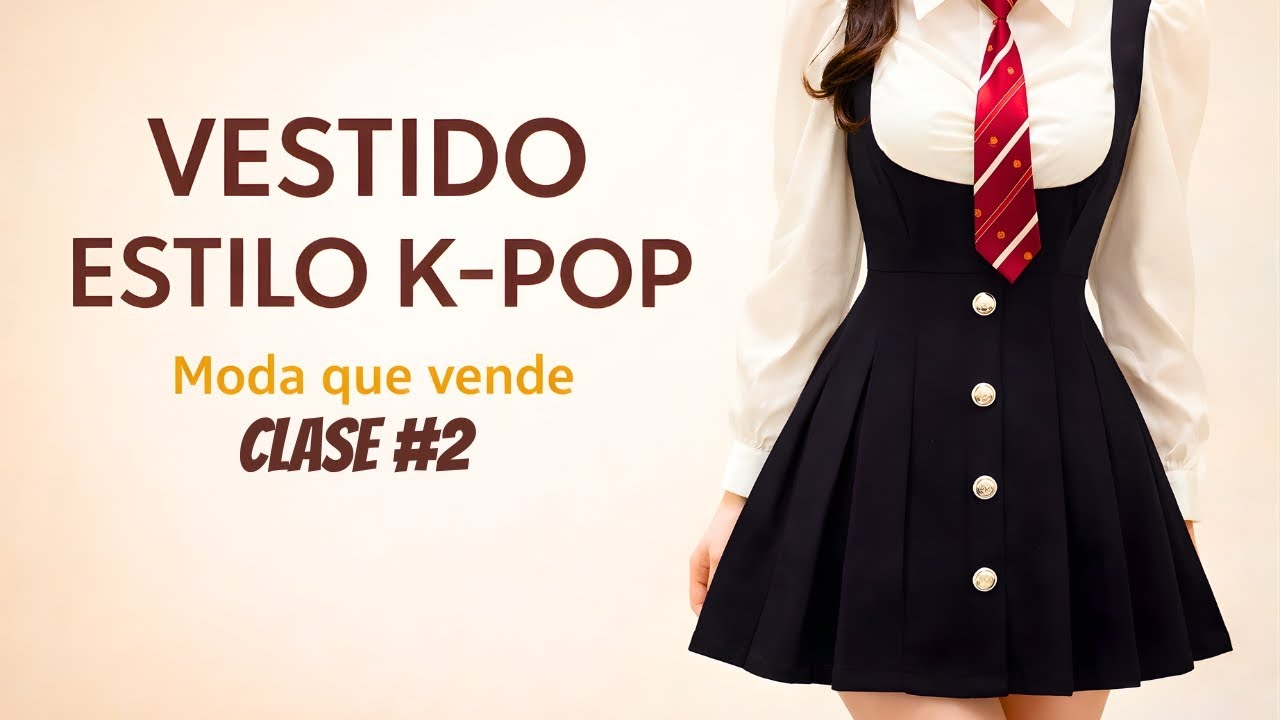 El vestido K-POP que TODAS quieren coser / Clase #2