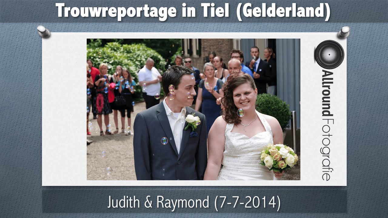 Trouwreportage in Tiel (Gelderland) - Judith & Raymond - Door: @allroundfoto
