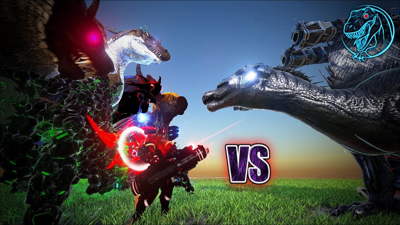 Spinebreaker vs. Extinction Core Creatures | ARK Dino Battle 🦎