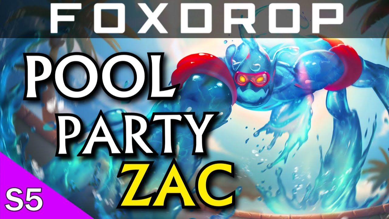 Pool Party ZAC Jungle Gameplay - League of Legends