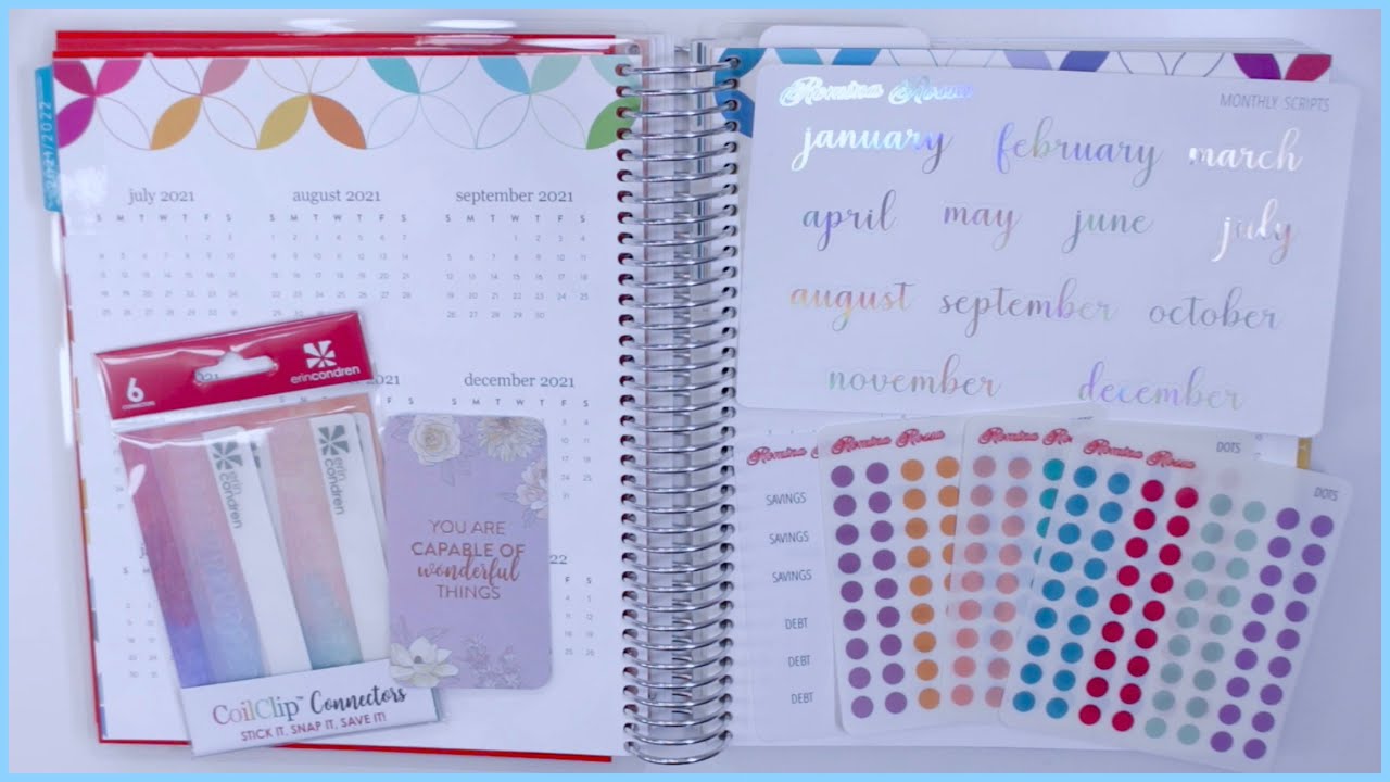 2021-2022 BUDGET PLANNER SET UP 💵 - Setting Up My EC Monthly Planner