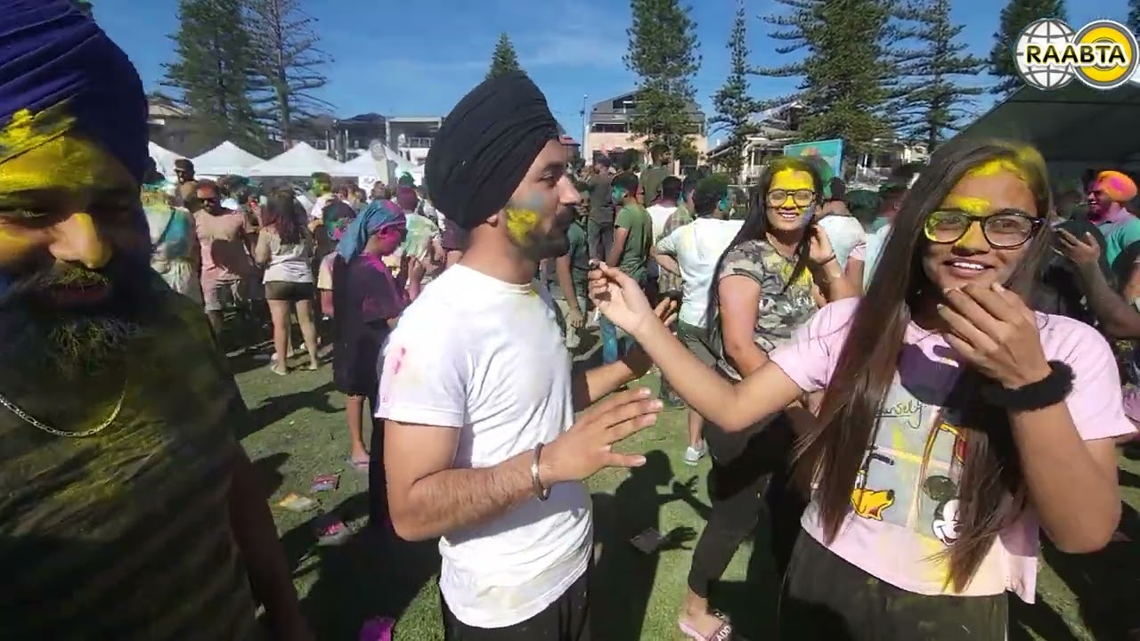 Holi at Semaphore Beach in Adelaide Australia 2022