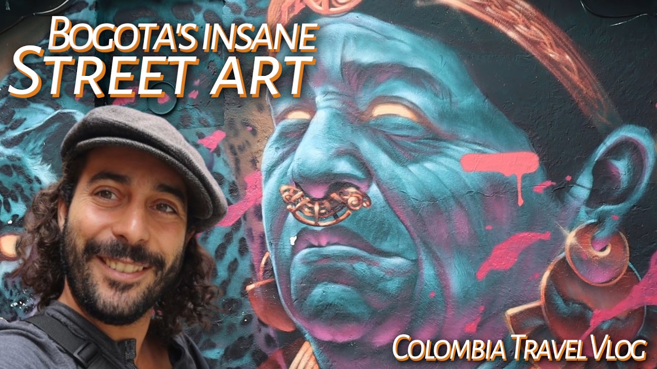 Explore Bogota's AMAZING Murals & Street Art 🇨🇴 Travel Vlog in the Heart of Colombia's Art District