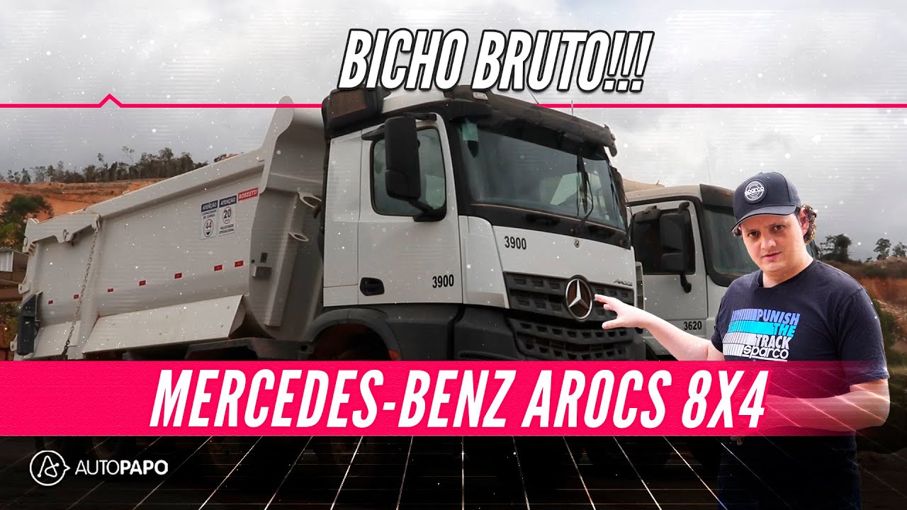 Mercedes-Benz Arocs 8x4: o gigante off-road em ação