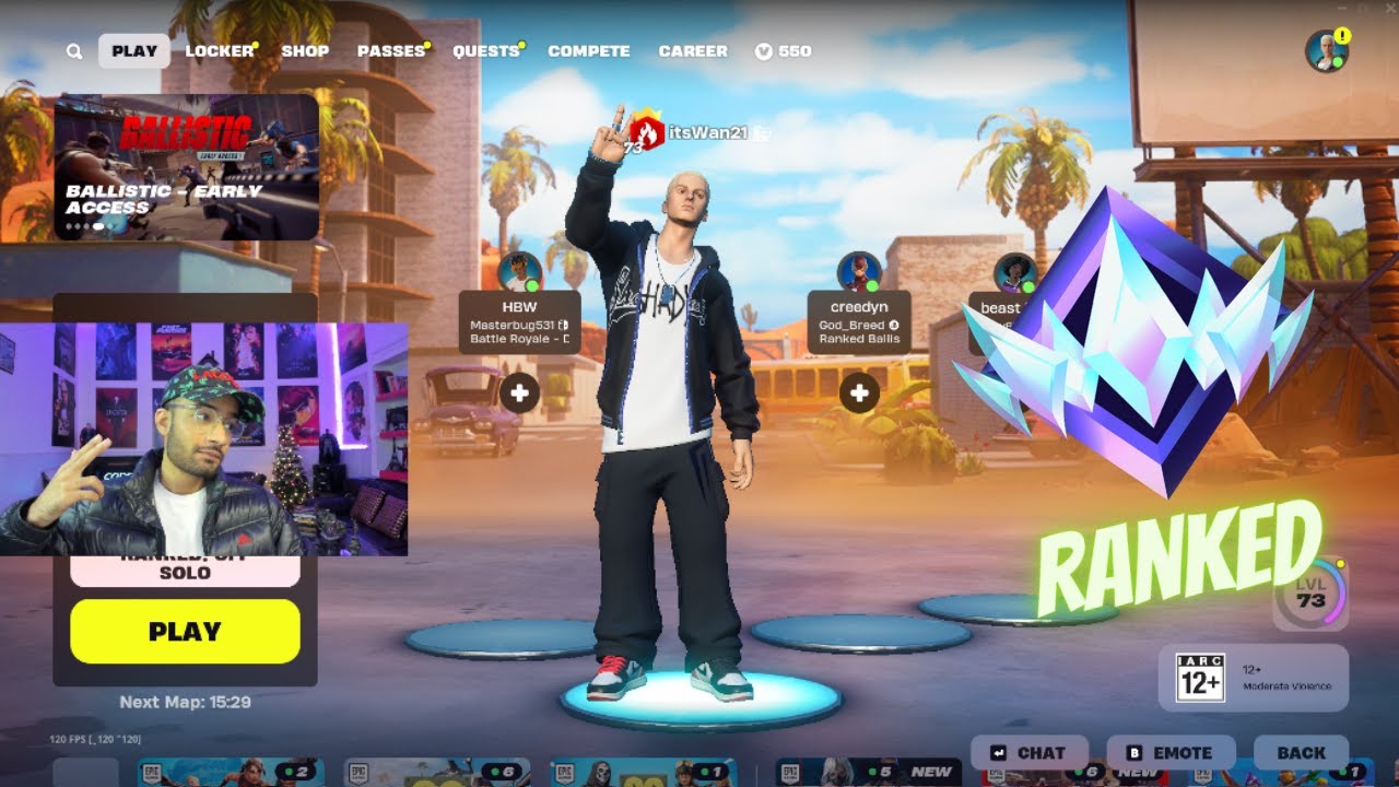 🔴LIVE - CUSTOMS IN FORTNITE RELOAD RANKING UP JOIN RN !!!!