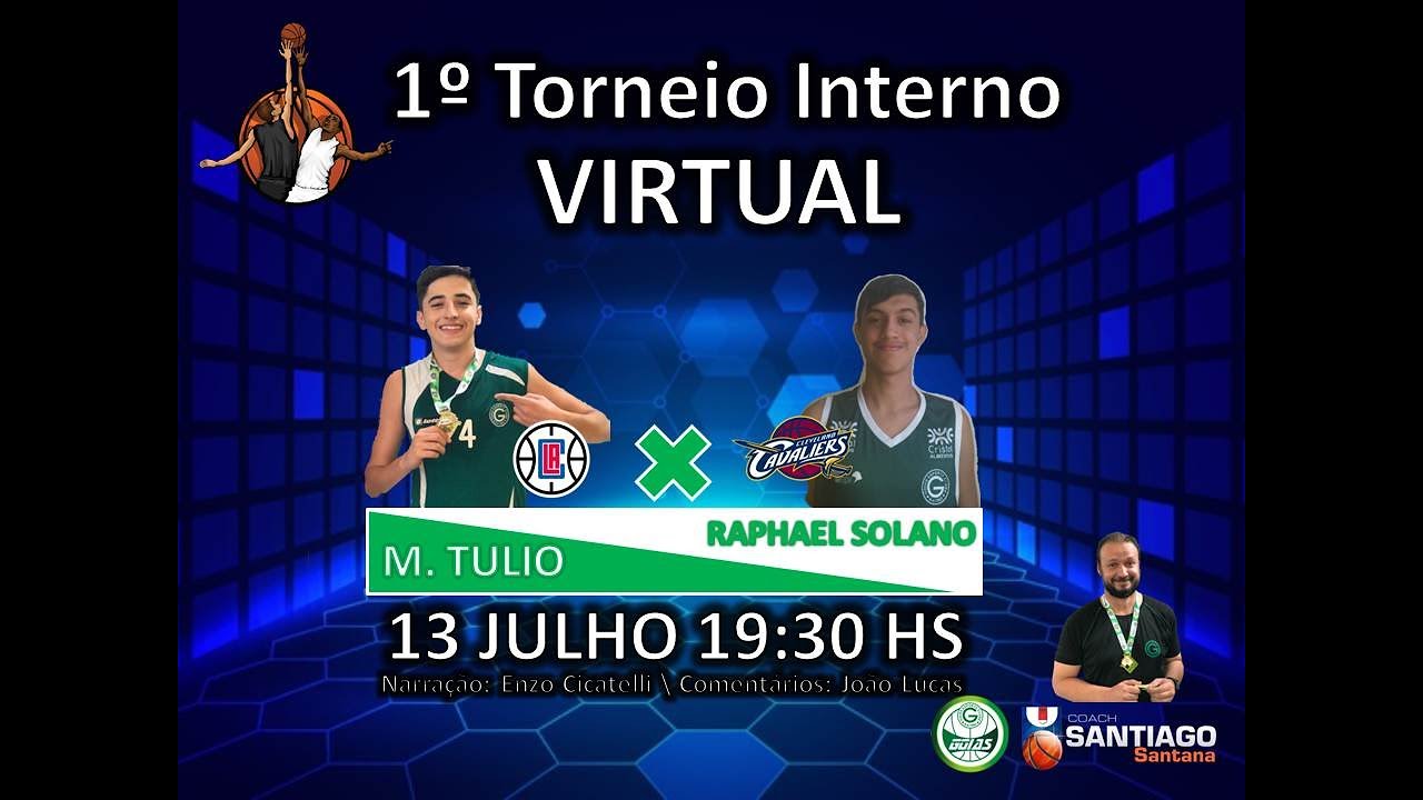 Torneio Interno Virtual Jogo 1: Marco Tulio x Raphael Solano
