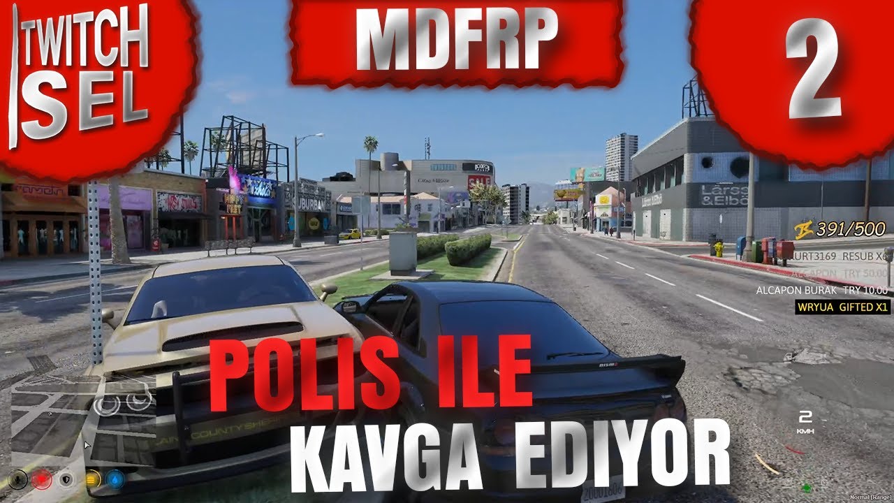 Erdal Sarsılmaz - POLİSLE KAVGA EDİYOR POLİSTEN KAÇIŞ @tarakafa23