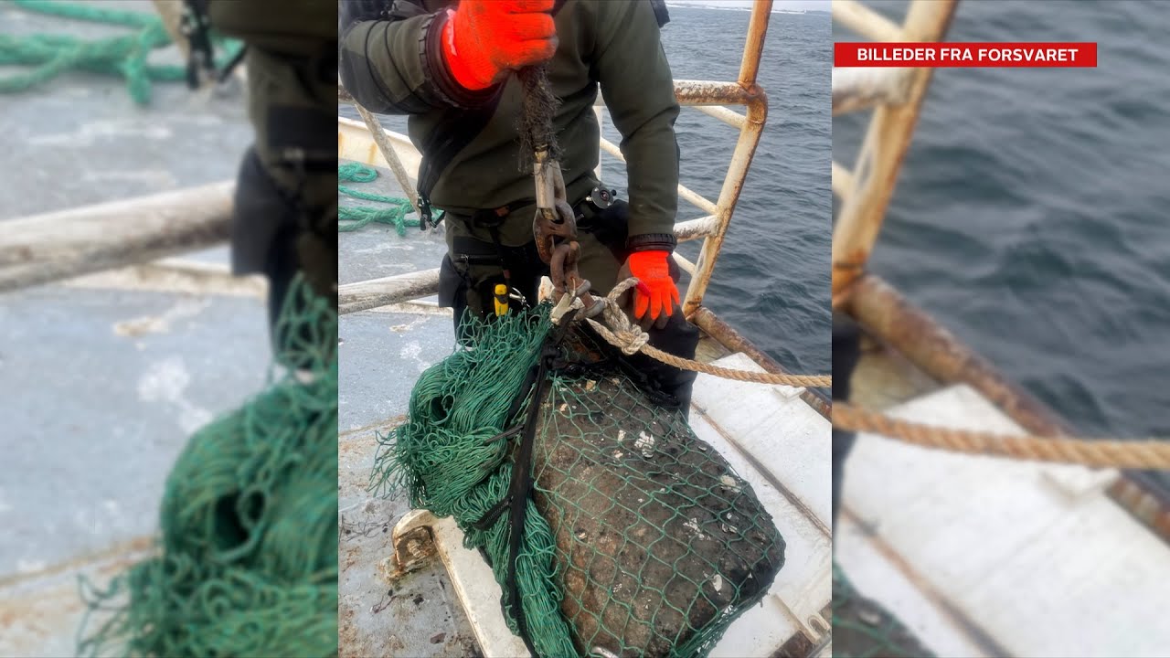 Fiskere fik 130 kilo tung bombe i nettet