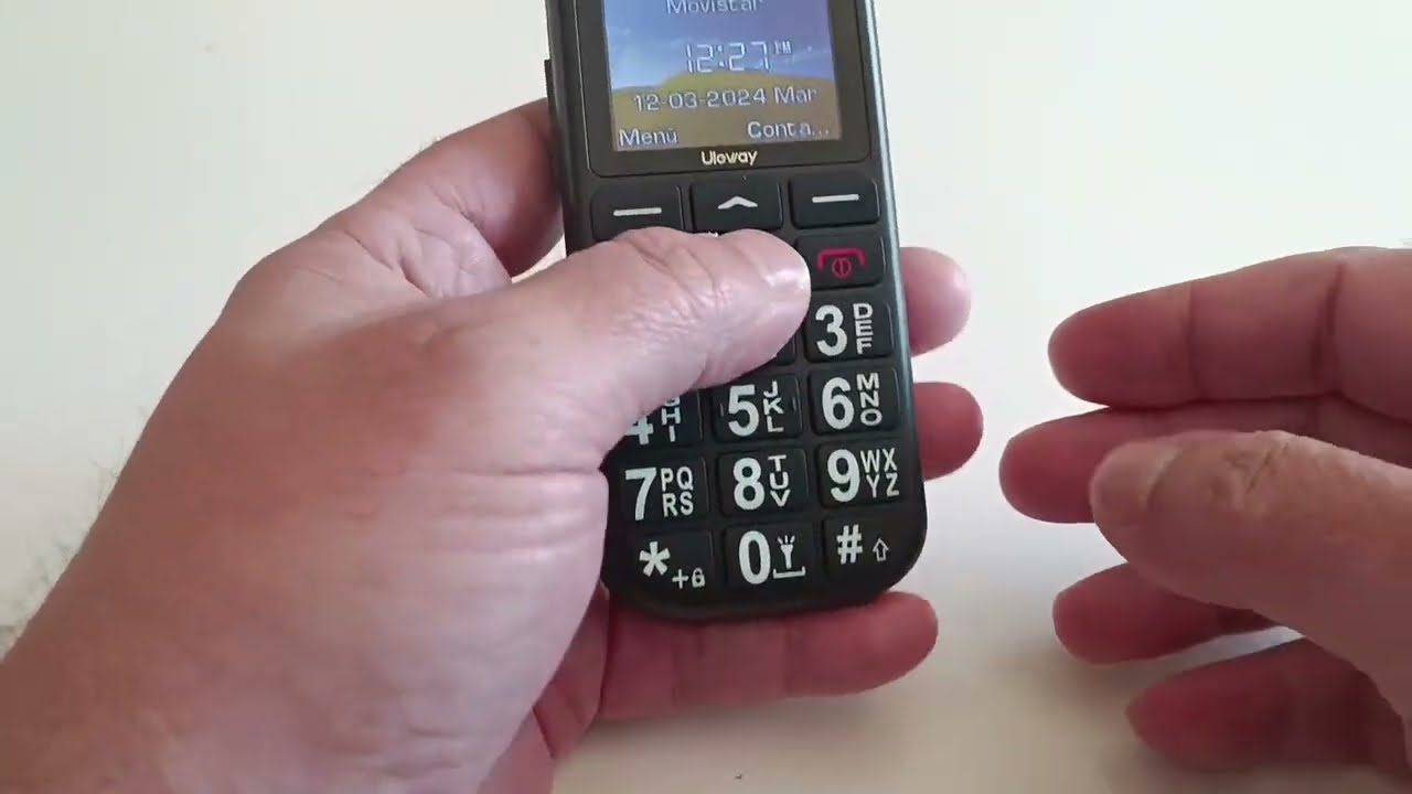 uleway 4G Teléfono Móvil para Personas Mayores, FÁCIL PARA LOS MAYORES Y MUY CÓMODO