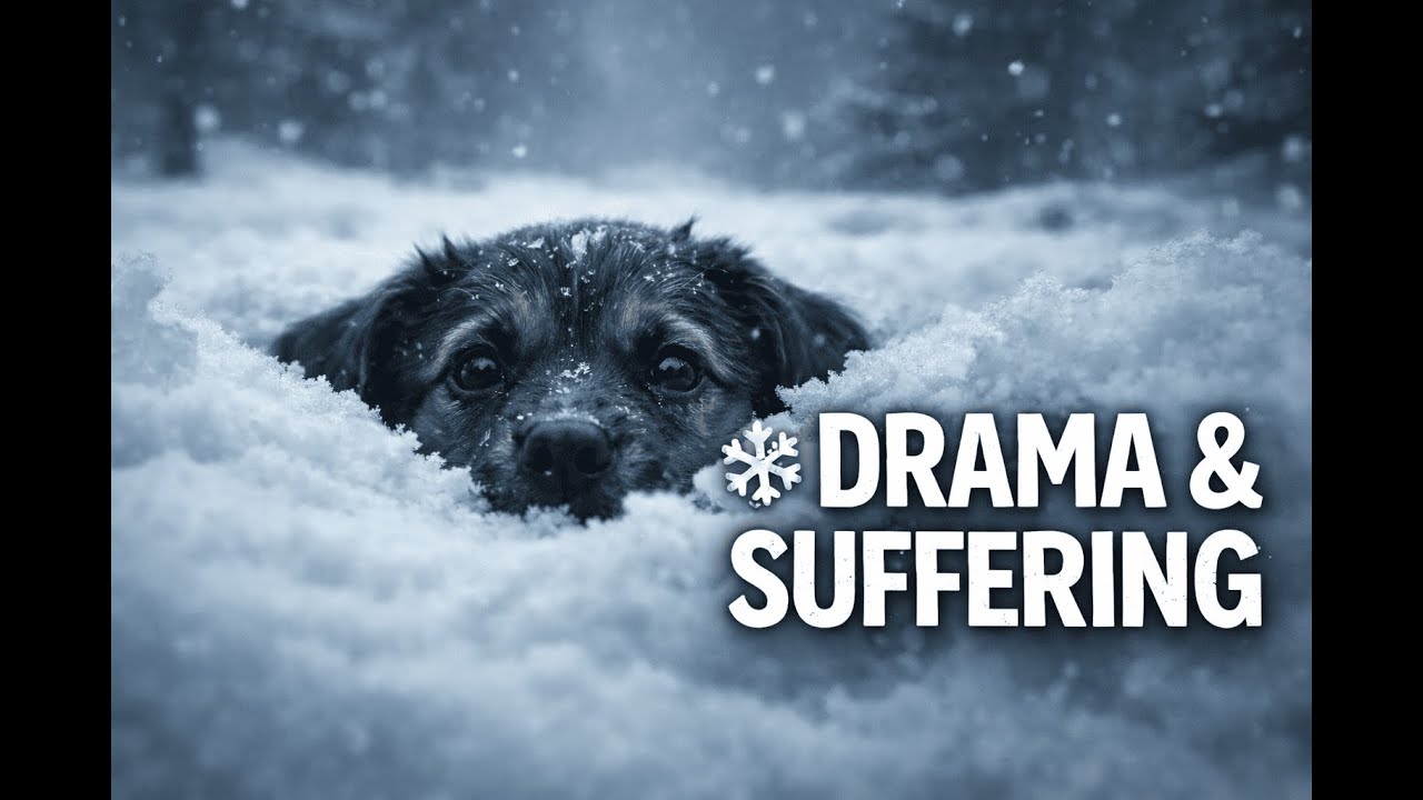 Puppy Alone in -71°C Blizzard — Frozen in the Snow