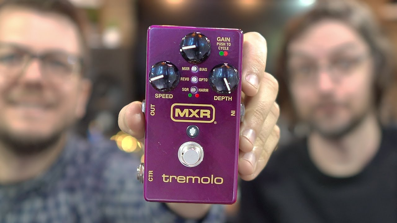 a TON of features in a small pedal - MXR Tremolo