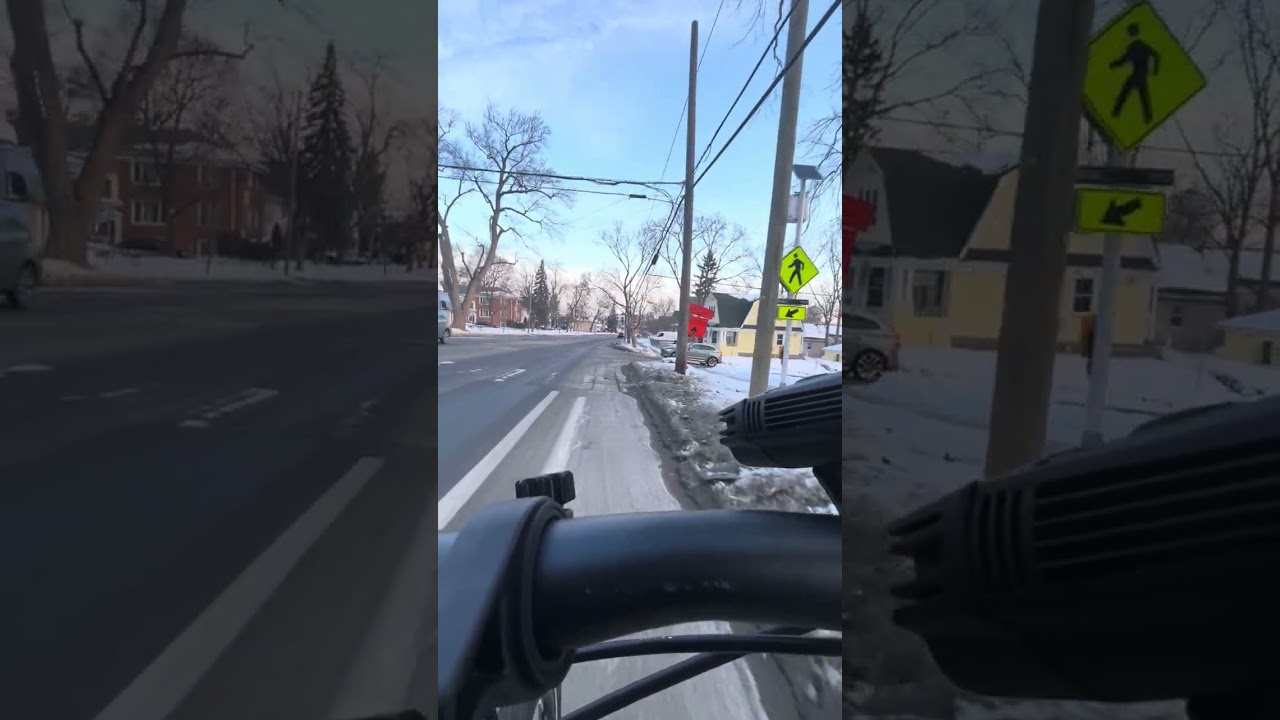 Winter Conquer the Cold Challenge Bicycle Commute Ann Arbor, Michigan 
