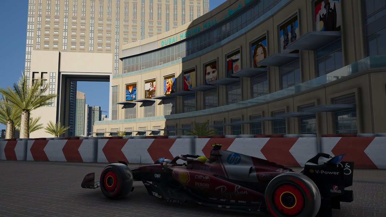 Lewis Hamilton Hotlap | Dubai Street Circuit 2025 |