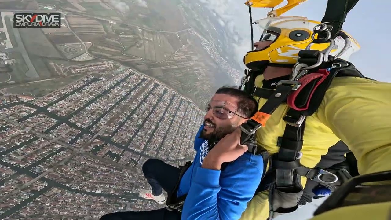 SKY DIVE EMPURIA BRAVA COSTA BRAVA  SPAIN  BARCELONA