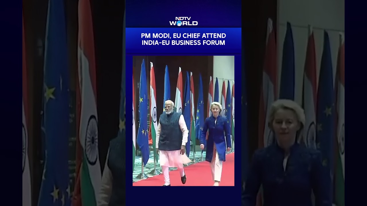 India-EU Trade Deal | PM Modi, EU Chief Attend India-EU Business Forum