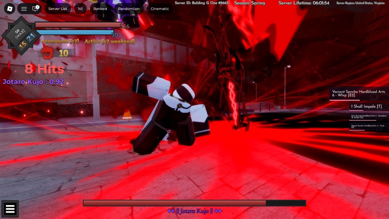 Sakura Stand Sancho Vs Kujo Jotaro Boss