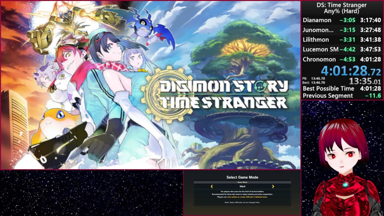 Digimon Story: Time Stranger any% (Hard) speedrun - 4:01:28
